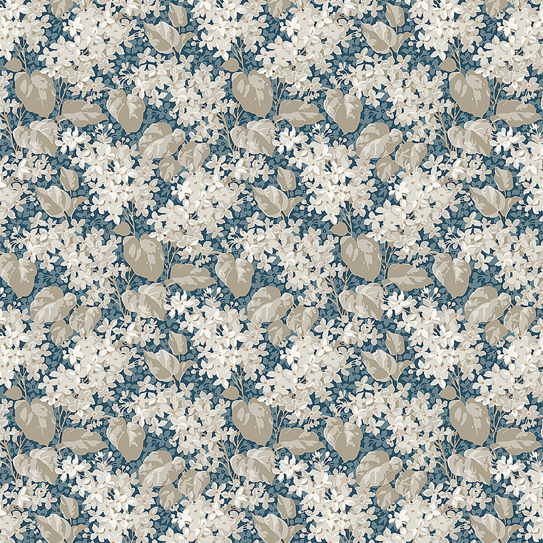 Aratorp Blue 4162 by Schumacher Designer Wallcovering