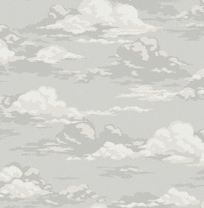 Cumulus Grey Clouds Wallpaper by Advantage Designer