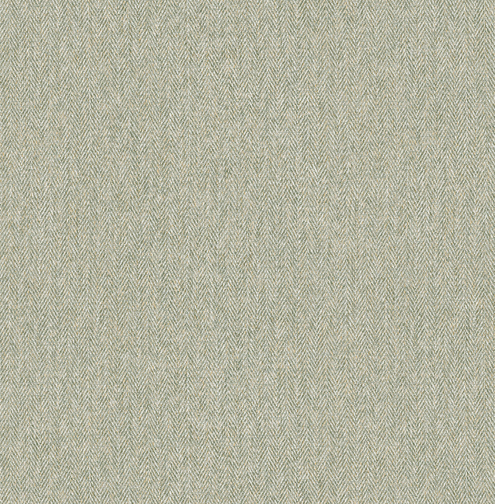Herringbone Green Tweed Wallpaper by Advantage Designer Westbury Forest Covers about 56.4 square feet 20.5-in by 33-ft long roll Unpasted 20.9 - Swanky Fabrics -