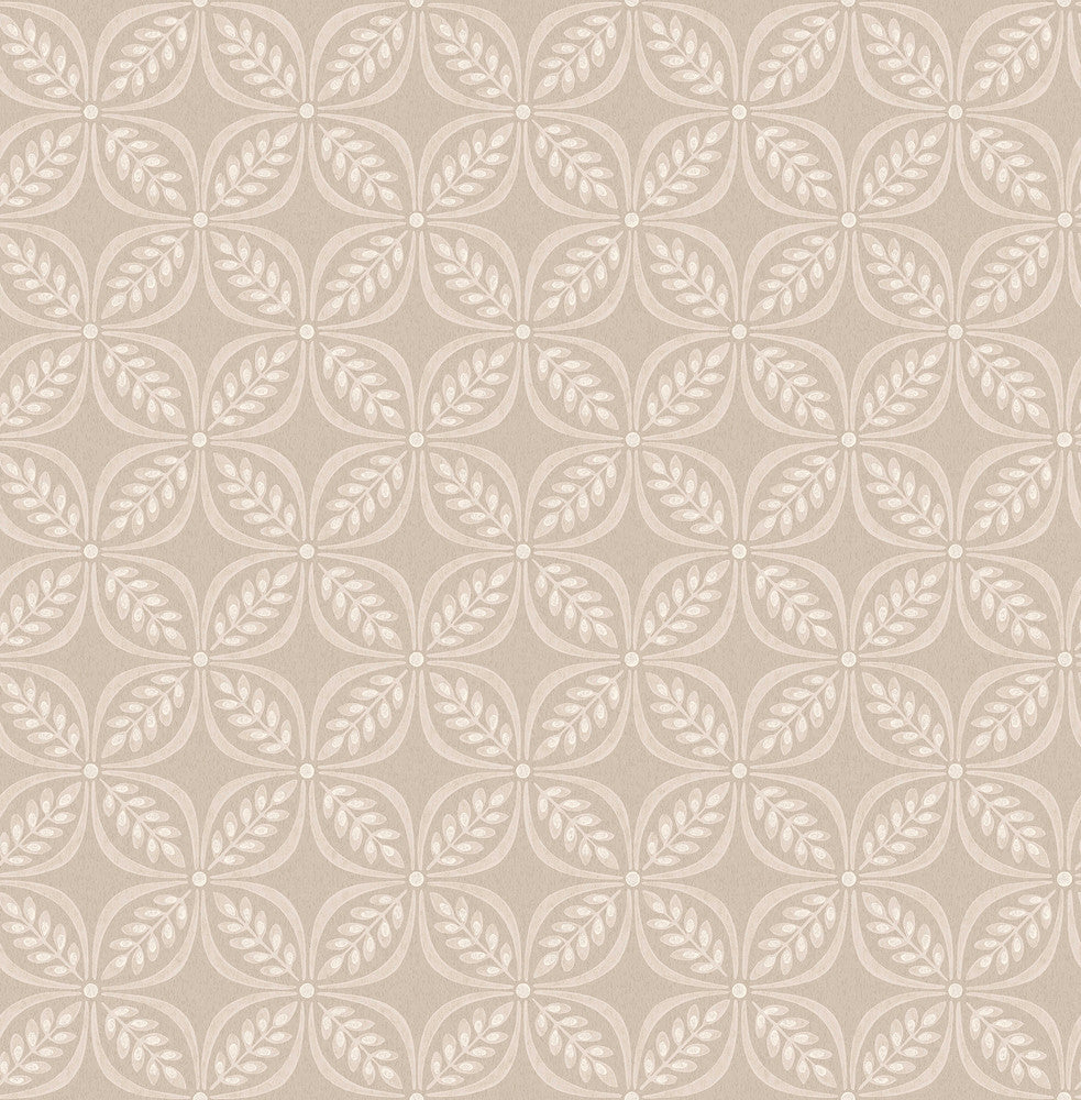 Morgrove Beige Trellis Wallpaper by Advantage Designer Westbury Forest Covers about 56.4 square feet 20.5-in by 33-ft long roll Unpasted 20.9 - Swanky Fabrics -