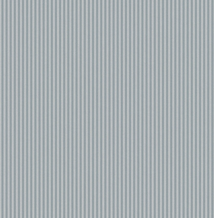 Ticking Blue Stripe Wallpaper by Advantage Designer Westbury Forest Covers about 56.4 square feet 20.5-in by 33-ft long roll Unpasted 0 - Swanky Fabrics -
