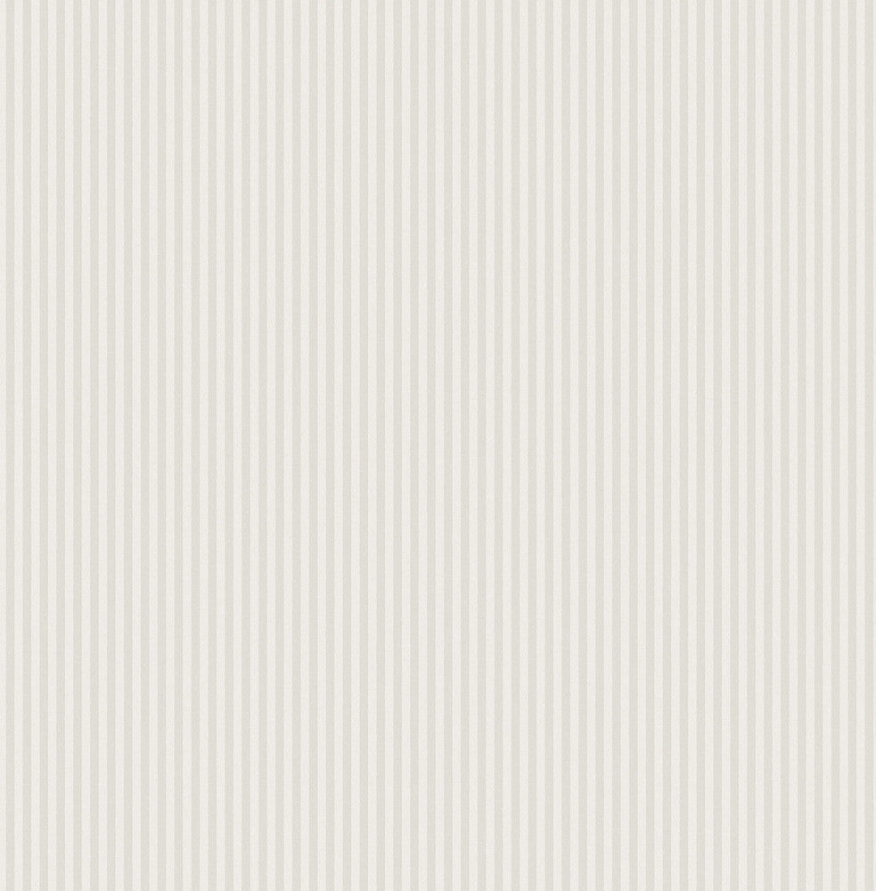 Ticking Light Grey Stripe Wallpaper by Advantage Designer Westbury Forest Covers about 56.4 square feet 20.5-in by 33-ft long roll Unpasted 0 - Swanky Fabrics -