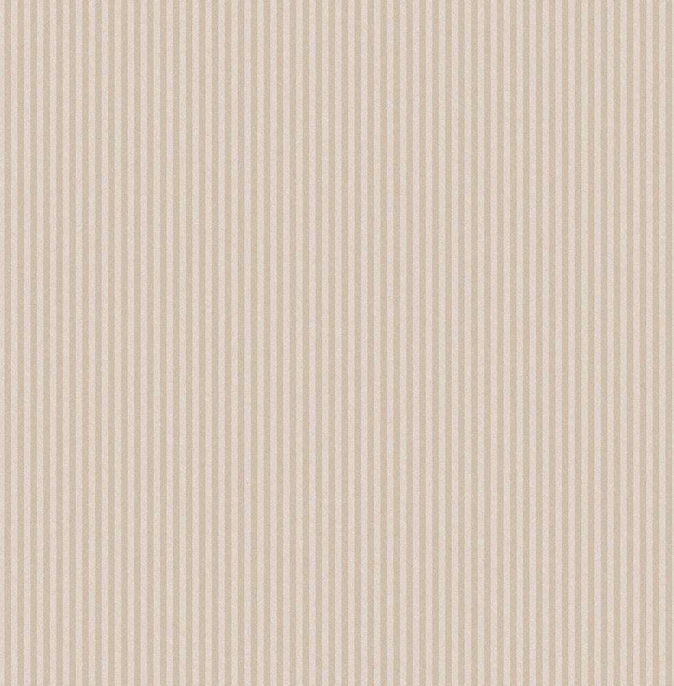 Ticking Beige Stripe Wallpaper by Advantage Designer Westbury Forest Covers about 56.4 square feet 20.5-in by 33-ft long roll Unpasted 0 - Swanky Fabrics -