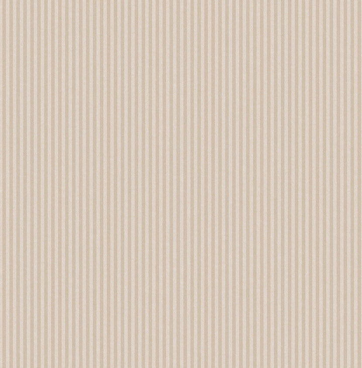 Ticking Beige Stripe Wallpaper by Advantage Designer Westbury Forest Covers about 56.4 square feet 20.5-in by 33-ft long roll Unpasted 0 - Swanky Fabrics -
