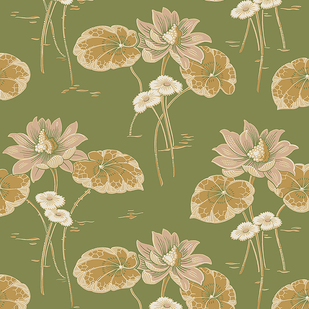 Haga Leaf 4167 by Schumacher Designer Wallcovering
