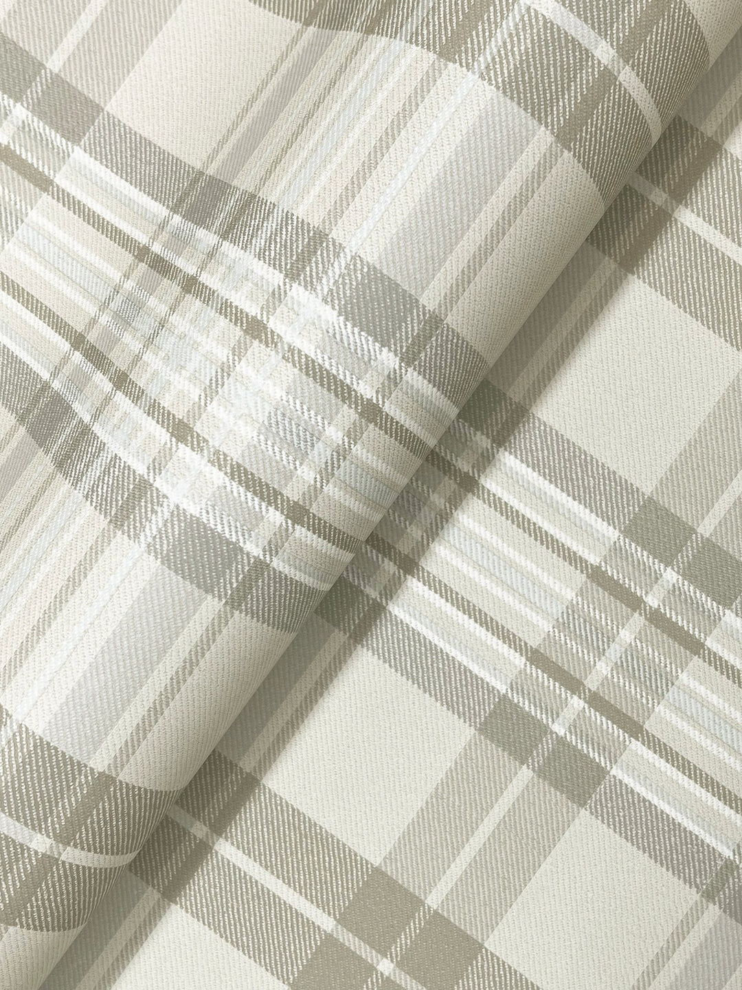 Austin Beige Plaid Wallpaper by Chesapeake Designer