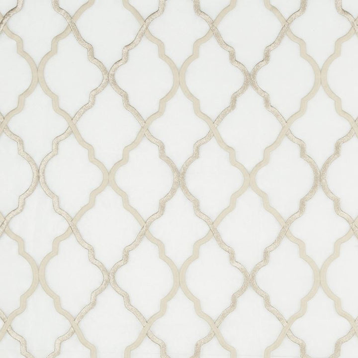 4217.106 by Kravet Design Designer Fabric in our sample Cotton 46%, Polyester 20%, Metallic 17%, Viscose 17% India See Sample Horizontal: 9 inches and Vertical: 12.5 inches 53.5 inches - Swanky Fabrics -