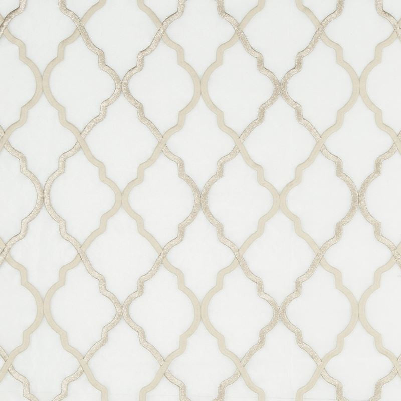 4217.106 by Kravet Design Designer Fabric our website for purchase Cotton 46%, Polyester 20%, Metallic 17%, Viscose 17% India see sample Horizontal: 9 inches and Vertical: 12.5 inches 53.5 inches - Swanky Fabrics -