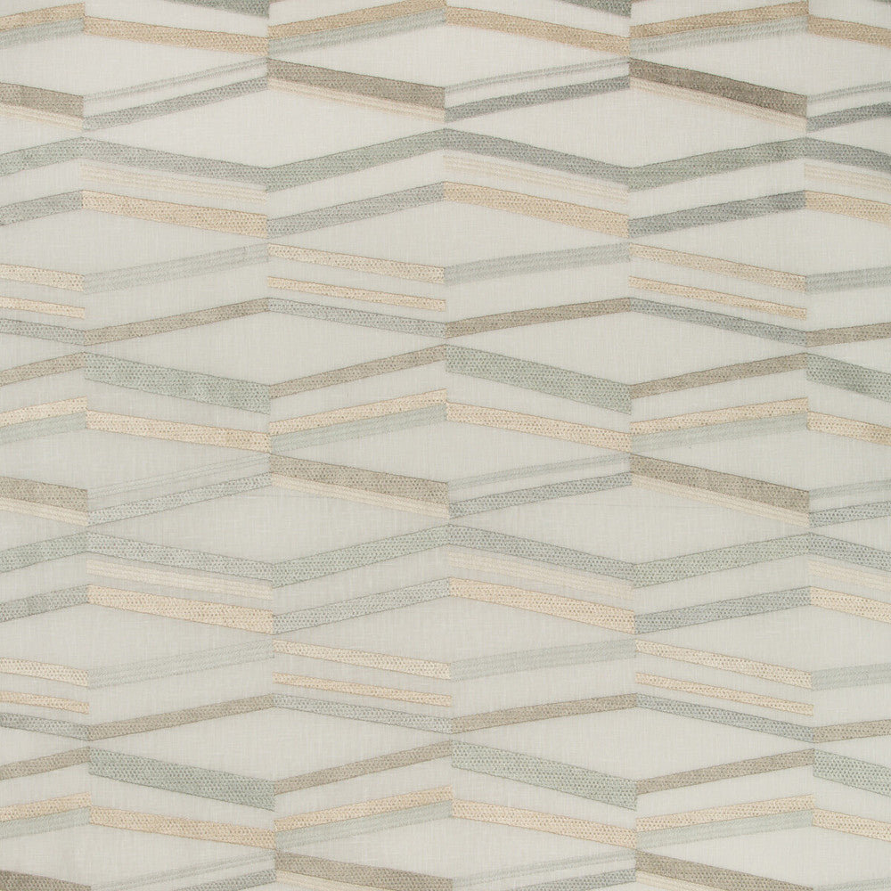 Parabola Mineral by Kravet Couture Designer Fabric SUE FIRESTONE MALIBU COTTON - 65%;POLYESTER - 35% India Horizontal: 13.58 and Vertical: 12.71 112 - Swanky Fabrics -