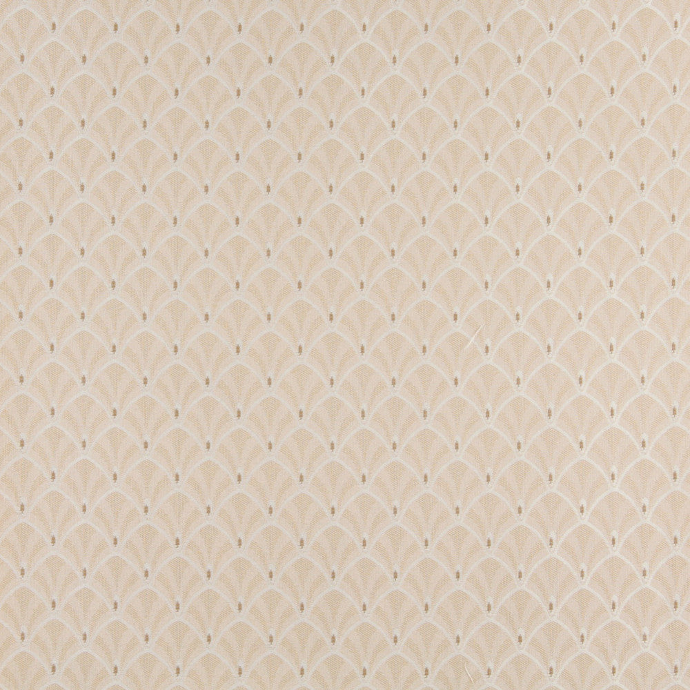 4303 Ecru Fan by Charlotte Designer Fabric Uptown Jacquards V, Ring Book Page #40A 55% Cotton, 45% Polyester Asia Exceeds 70,000 Wyzenbeek Rubs (Heavy Duty) </p><p>Repeat: Horizontal: 1.75" x Vertical: 1.75" 54 Inches - Swanky Fabrics -