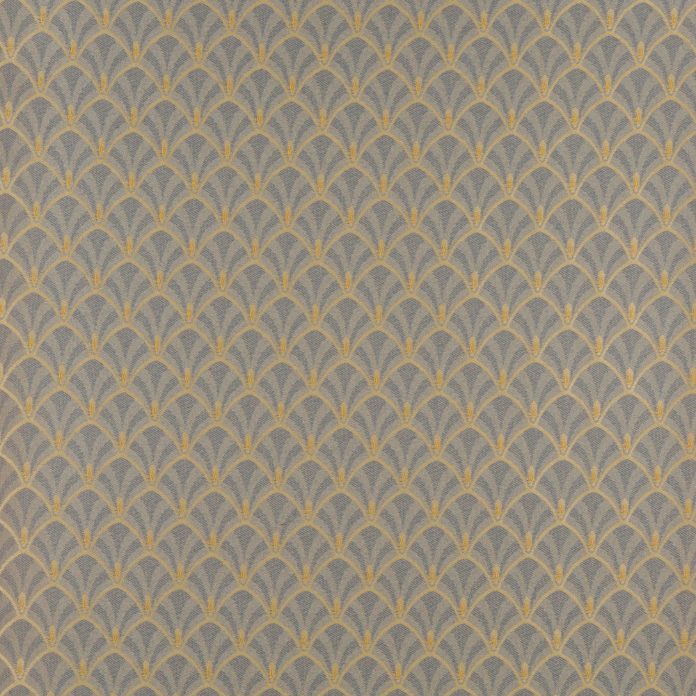 4304 Chambray Fan by Charlotte Designer Fabric Uptown Jacquards V 55% Cotton, 45% Polyester Asia Exceeds 70,000 Wyzenbeek Rubs (Heavy Duty) Horizontal: 1.75" x Vertical: 1.75" 54 Inches - Swanky Fabrics -