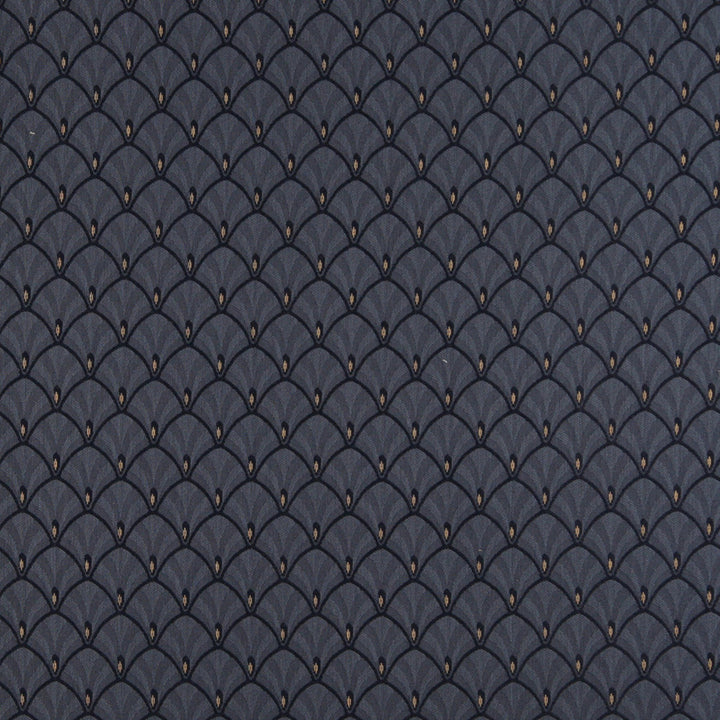 4308 Ocean Fan by Charlotte Designer Fabric Uptown Jacquards V 55% Cotton, 45% Polyester Asia Exceeds 70,000 Wyzenbeek Rubs (Heavy Duty) Horizontal: 1.75" x Vertical: 1.75" 54 Inches - Swanky Fabrics -