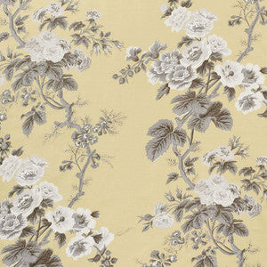 Pyne Hollyhock Buttercup 174456 by Schumacher Designer Fabric