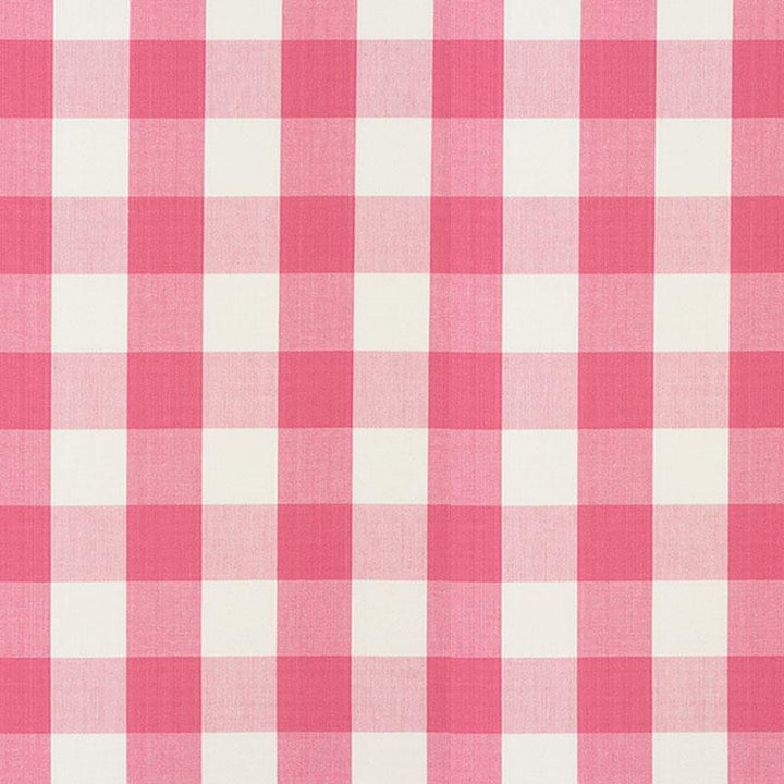 Camden Cotton Check Magenta 77321 by Schumacher Designer Fabric Revisit Of Popular Patterns 3.0" - Swanky Fabrics -