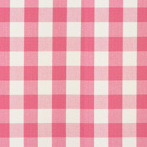 Camden Cotton Check Magenta 77321 by Schumacher Designer Fabric