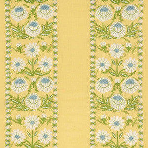 Marguerite Embroidery Buttercup 72333 by Schumacher Designer Fabric