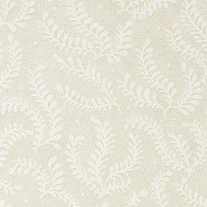 Etched Fern Natural 178530 by Schumacher Designer Fabric