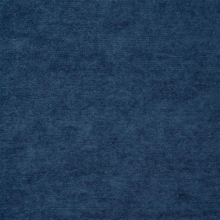 Ryder Performance Chenille Indigo 77166 by Schumacher Designer Fabric Perfect Basics: Chenille - Swanky Fabrics -