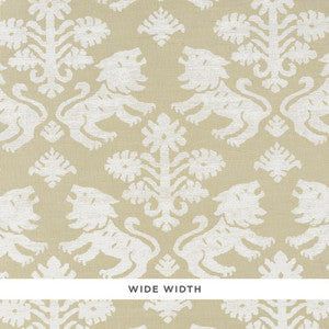 Regalia Sisal Ivory On Natural 5010531 by Schumacher Designer Wallpaper