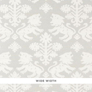 Regalia Sisal Ivory On Silver 5010532 by Schumacher Designer Wallpaper