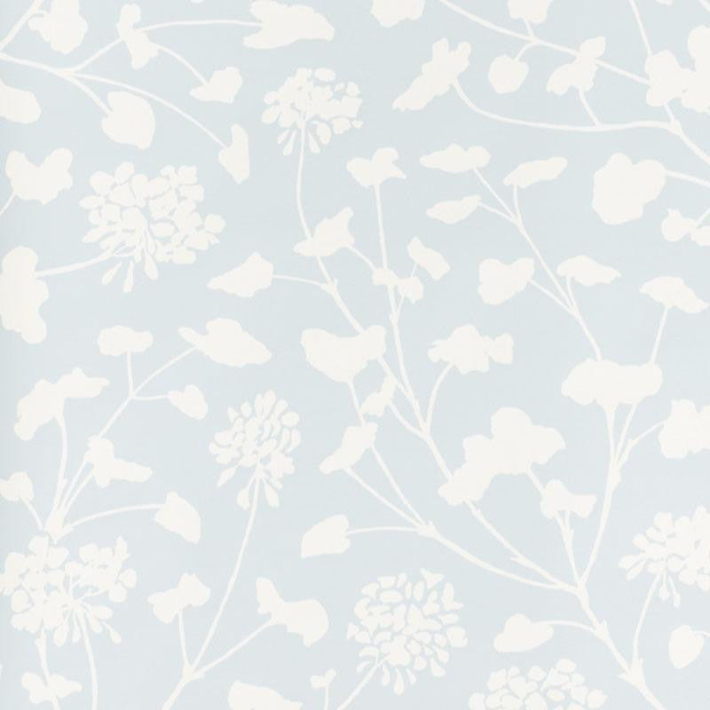 Pennick Sky 5010540 by Schumacher Designer Wallpaper Step Lively 27.0" - Swanky Fabrics -