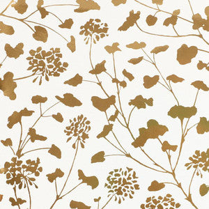 Pennick Mylar Gold 5010580 by Schumacher Designer Wallpaper