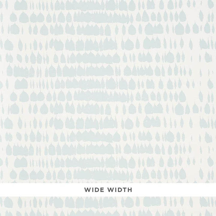 Queen Of Spain Sky 5005882 by Schumacher Designer Wallpaper Revisit Of Popular Patterns 48.0" - Swanky Fabrics -