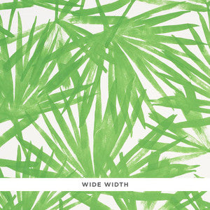 Sunlit Palm Green 5010560 by Schumacher Designer Wallpaper