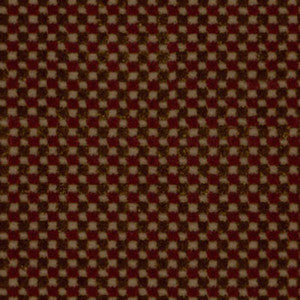 Fenwick Check Velvet Chestnut/Merlot 43550 by Schumacher Designer Fabric