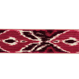 Xenia Velvet Tape Magenta 77631 by Schumacher Designer Trim