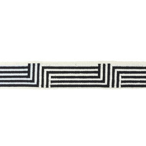 Osilas Tape Black 77471 by Schumacher Designer Trim