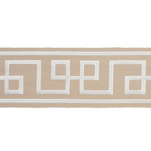 Octavius Tape Natural 66168 by Schumacher Designer Trim