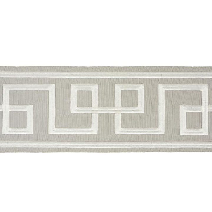 Octavius Tape Grey 66167 by Schumacher Designer Trim Statement Trims 15.0" - Swanky Fabrics -