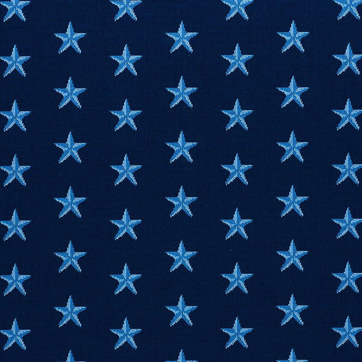 Star Pingl Blue 77421 by Schumacher Designer Fabric Cut & Patterned Velvets 6.75" - Swanky Fabrics -
