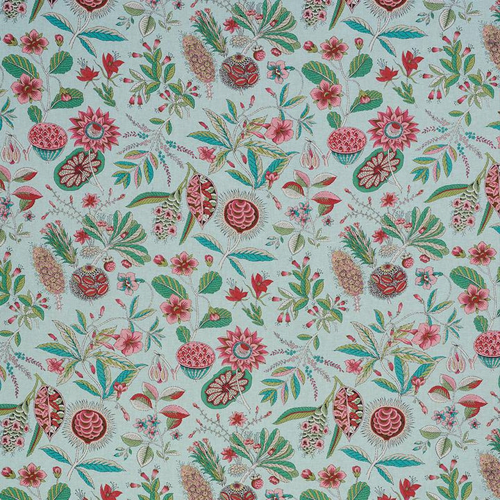 Roca Redonda Mineral & Pink 178770 by Schumacher Designer Fabric Schumacher Classics 13.5" - Swanky Fabrics -