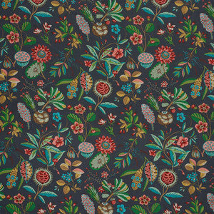 Roca Redonda Carbon & Multi 178772 by Schumacher Designer Fabric