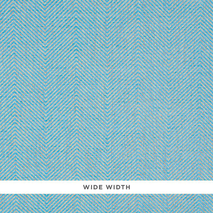 Herringbone Paperweave Sky 5010234 by Schumacher Designer Wallpaper Down To Earth Textured Wallcovering 6.0" - Swanky Fabrics -