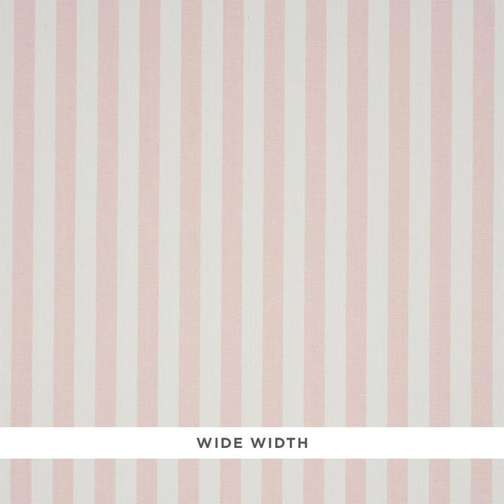 Linen Stripe Blush 5010250 by Schumacher Designer Wallpaper Down To Earth Textured Wallcovering 2.12" - Swanky Fabrics -
