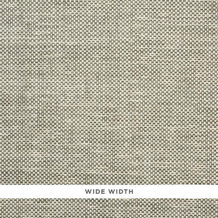 Tonal Paperweave Charcoal 5010293 by Schumacher Designer Wallpaper Down To Earth Textured Wallcovering - Swanky Fabrics -