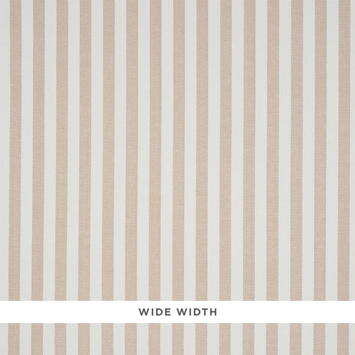 Linen Stripe Sand 5010251 by Schumacher Designer Wallpaper Down To Earth Textured Wallcovering 2.12" - Swanky Fabrics -