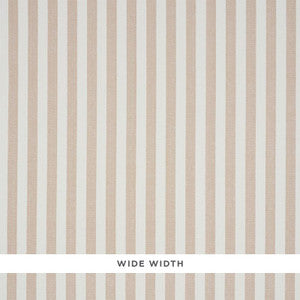 Linen Stripe Sand 5010251 by Schumacher Designer Wallpaper