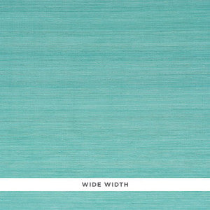 Silk Strie Aqua 5010273 by Schumacher Designer Wallpaper