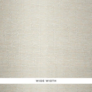Metal Paperweave Ivory 5010311 by Schumacher Designer Wallpaper