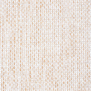 Open Paperweave Shimmer Platinum 5010330 by Schumacher Designer Wallpaper