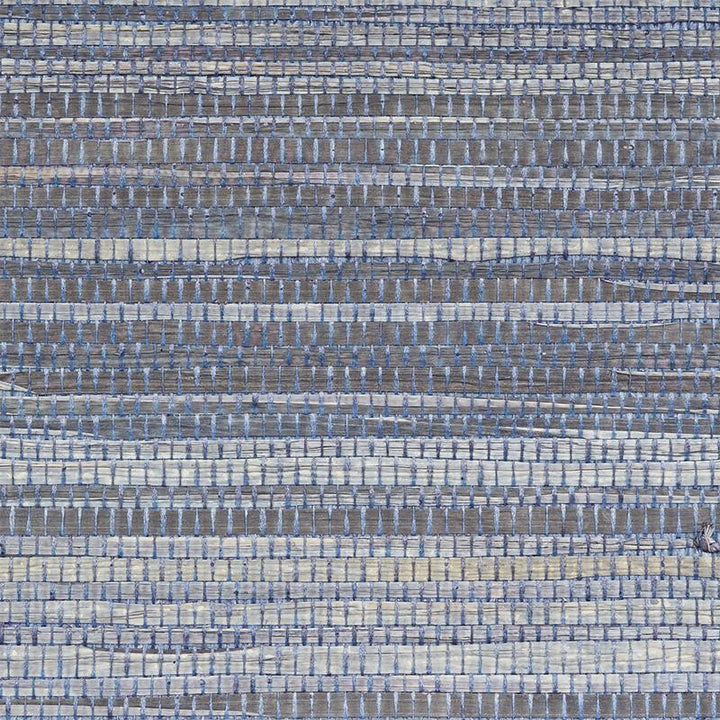 Dyed Raffia Slate 5010340 by Schumacher Designer Wallpaper Down To Earth Textured Wallcovering - Swanky Fabrics -