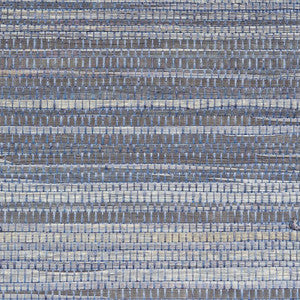 Dyed Raffia Slate 5010340 by Schumacher Designer Wallpaper