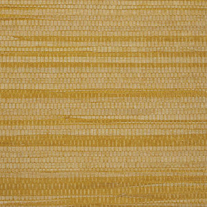 Dyed Raffia Yellow 5010344 by Schumacher Designer Wallpaper