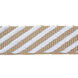 Twill Tape Sand 76101 by Schumacher Designer Trim
