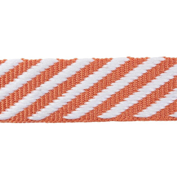 Twill Tape Orange 76103 by Schumacher Designer Trim Club Cavalier - Swanky Fabrics -