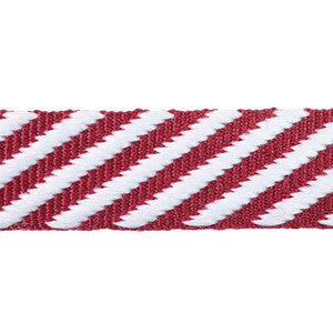 Twill Tape Burgundy 76104 by Schumacher Designer Trim